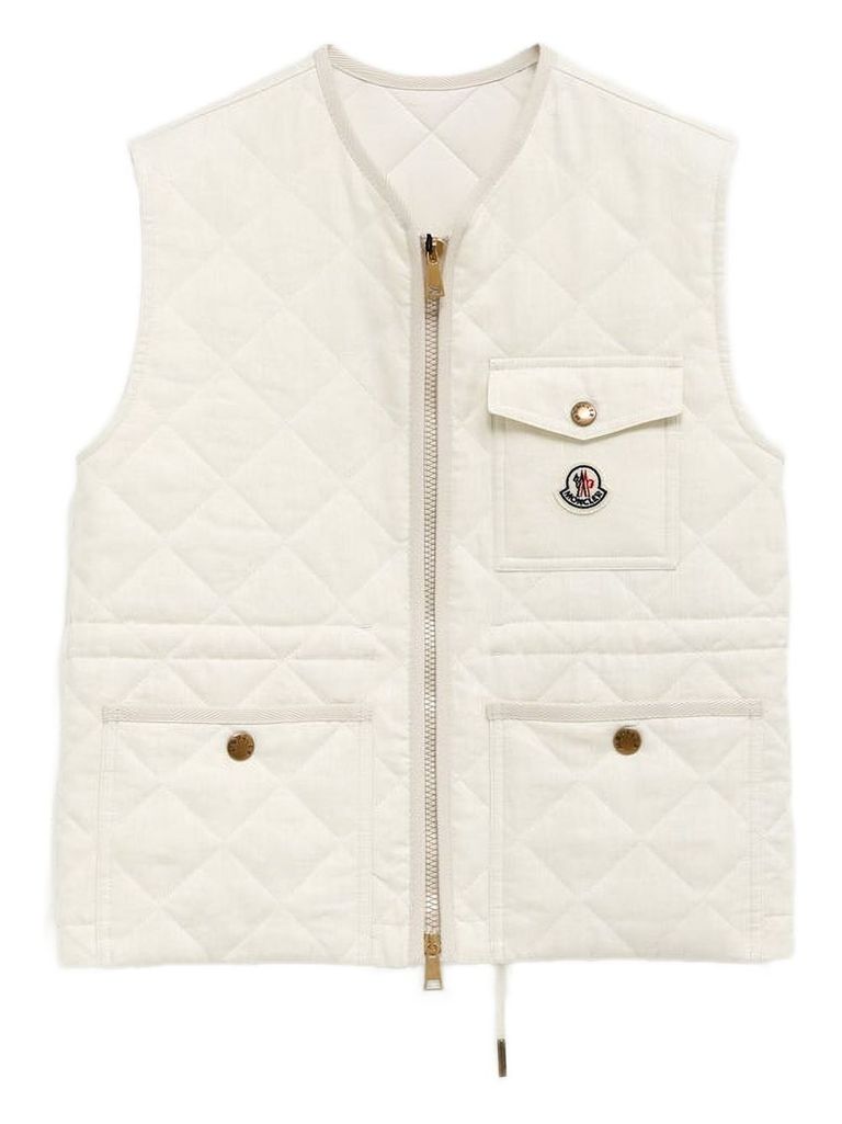MONCLER☆BADIA GILET☆今期新作ベスト☆正規購入 新品タグ付格安 Moncler Badia Padded Gilet | Red | FARFETCH