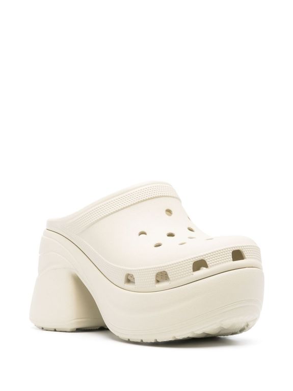 Crocs Con Tacco Sabot Siren Clog In Gomma Con Tacco