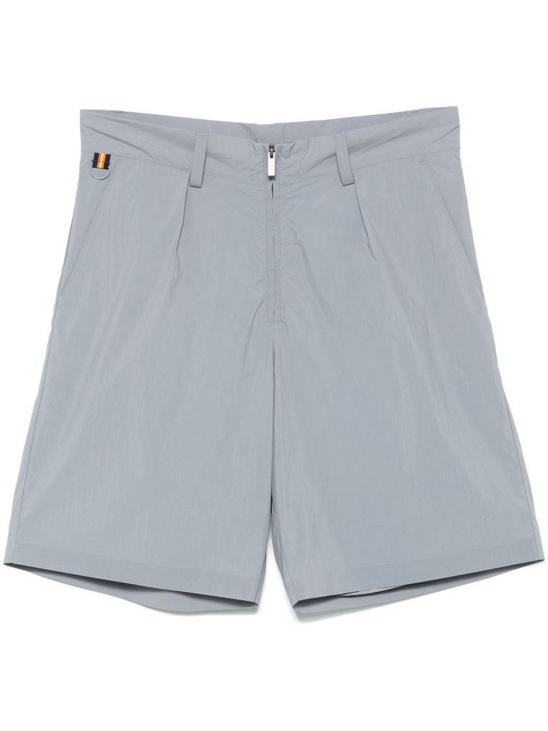 K-way Bent Bermuda Shorts In Grey