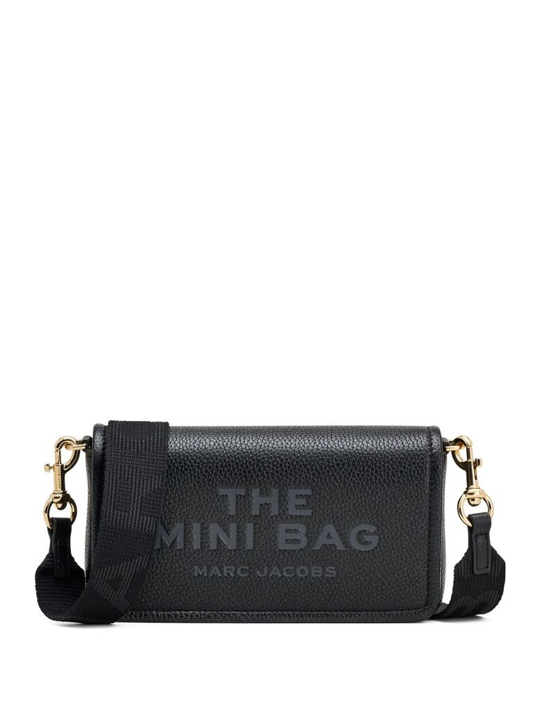 Marc Jacobs Borsa A Tracolla Nera In Pelle Martellata Color Nero In Black