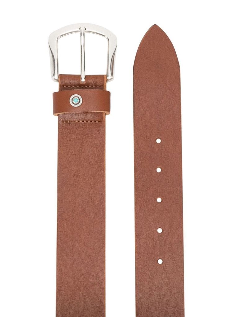 Dondup Embellished Detail Belt In Brown