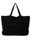 carhartt wip - Borsa shopping unisex in cotone nero