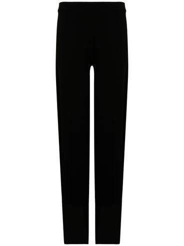KANGRA - Pantalone a vita alta nero
