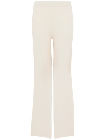 KANGRA - Pantalone a vita alta avorio