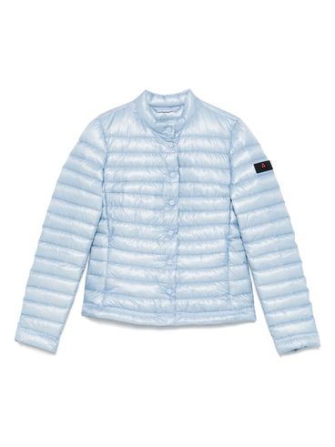 PEUTEREY - Piumino azzurro con chiusura a bottoni