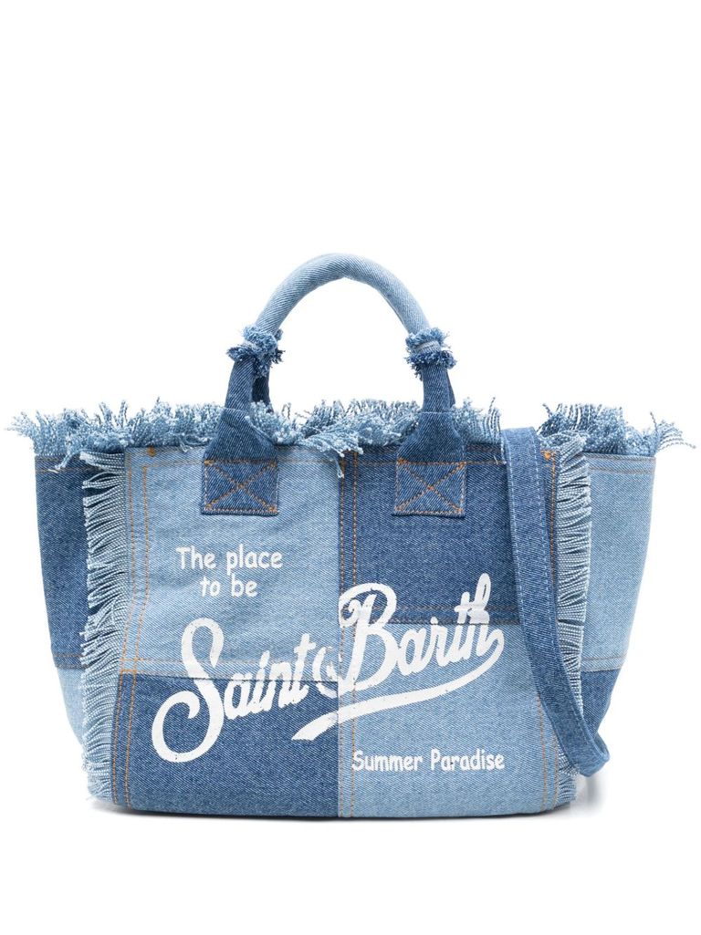 Mc2 Saint Barth Borsa Colette In Denim Blu