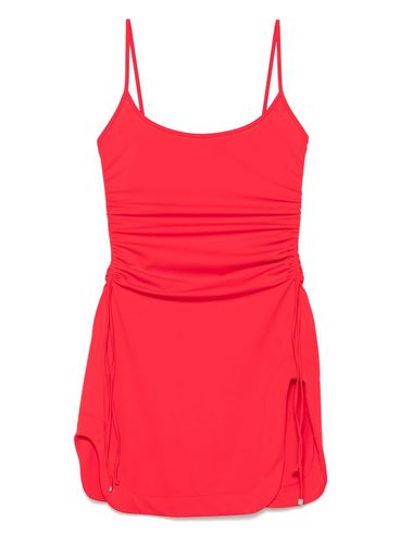 THE ATTICO - Abito corto in cotone rosso