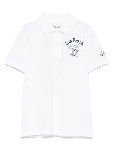 MC2 SAINT BARTH - Polo bianca in cotone 'Beverly Hills'