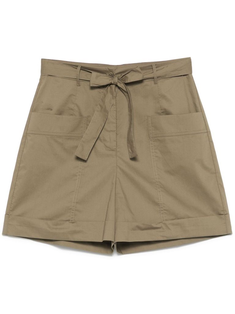 【関税＆送料込み】Off-White Black Virgin Wool Shorts With Black virgin wool shorts with logo label
