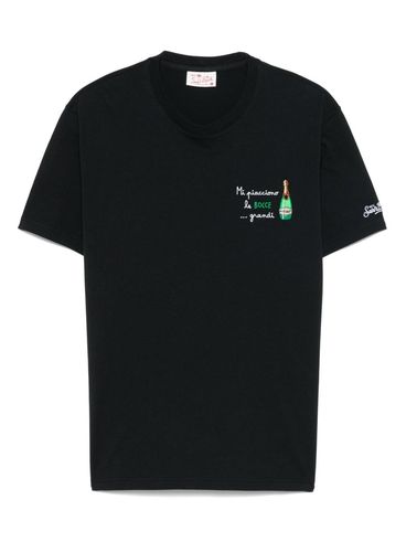 MC2 SAINT BARTH - 'Portofino' black cotton t-shirt
