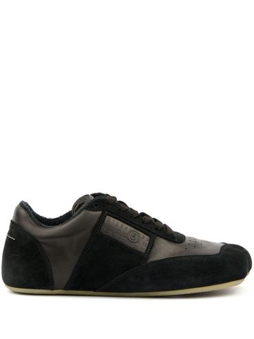 MM6 MAISON MARGIELA - 'Anatomic' black calf leather sneakers