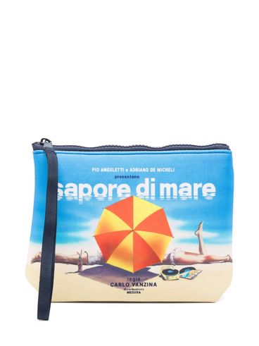 MC2 SAINT BARTH - 'Aline' sky blue clutch bag