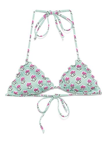 MC2 SAINT BARTH - 'Sagittarius' turquoise blue-green bikini top