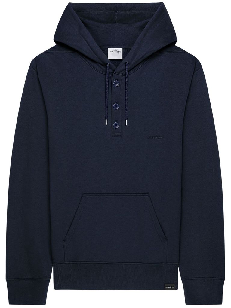 MISBHV 250W302BLACK 関税送料込 Cotton sweatshirt in black with zip fastening