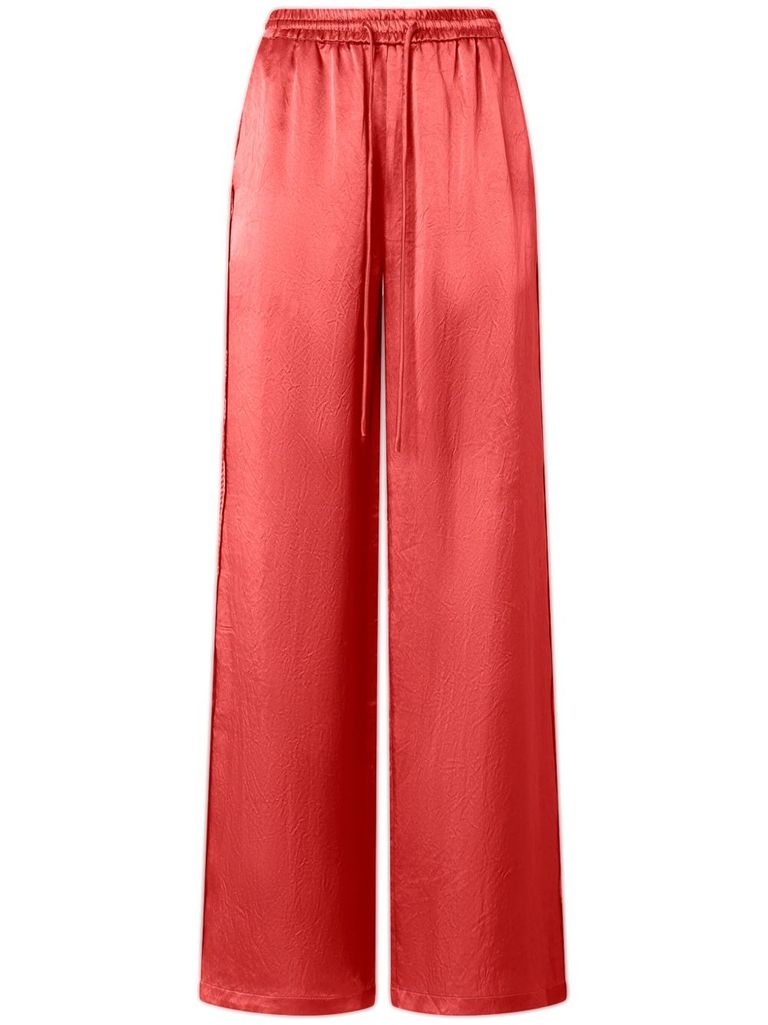パンツ PINKO Montano viscose trousers with pinces Azzurro Pinko Montano Trousers – CLAUDETTE