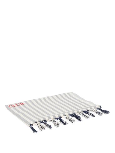 MC2 SAINT BARTH - 'Foutas Light' blue beach towel