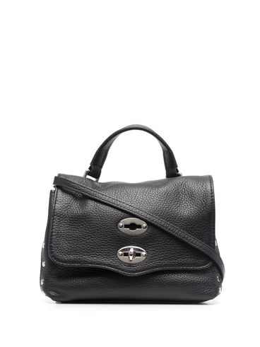 ZANELLATO - 'Postina Daily Baby' black calf leather tote bag