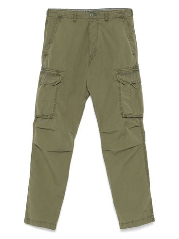CHESAPEAKES - Pantaloni verde oliva con tasche laterali
