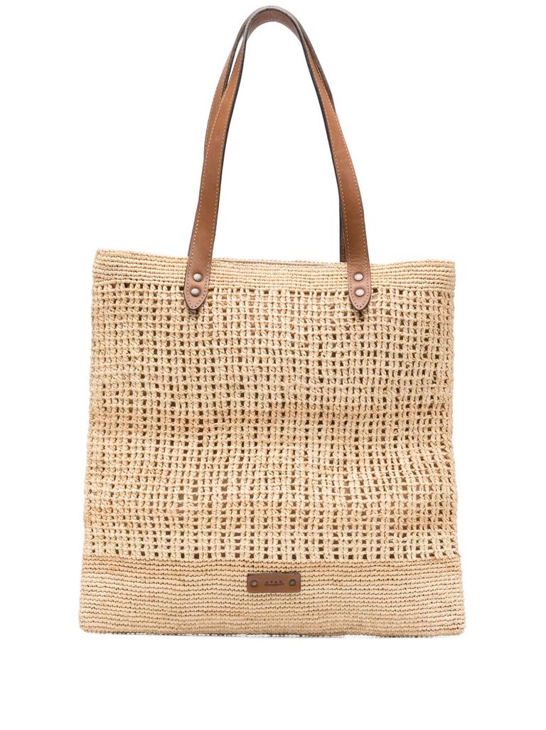 Habanera Fringes Ebony' brown tote bag
