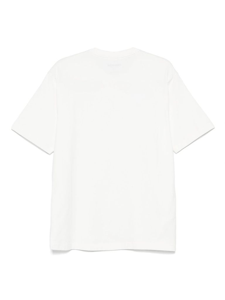 Sebago Black Cotton T-shirt With Print