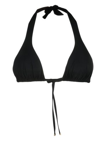 DOLCE & GABBANA - Black triangle bikini top