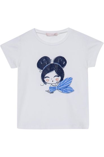 LIU JO - T-shirt a mezze maniche con stampa