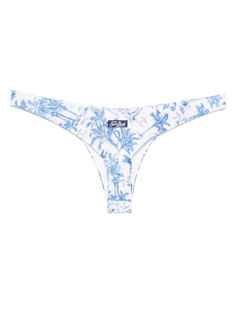 MC2 SAINT BARTH 'NAOMI' PRINTED SLIP BIKINI