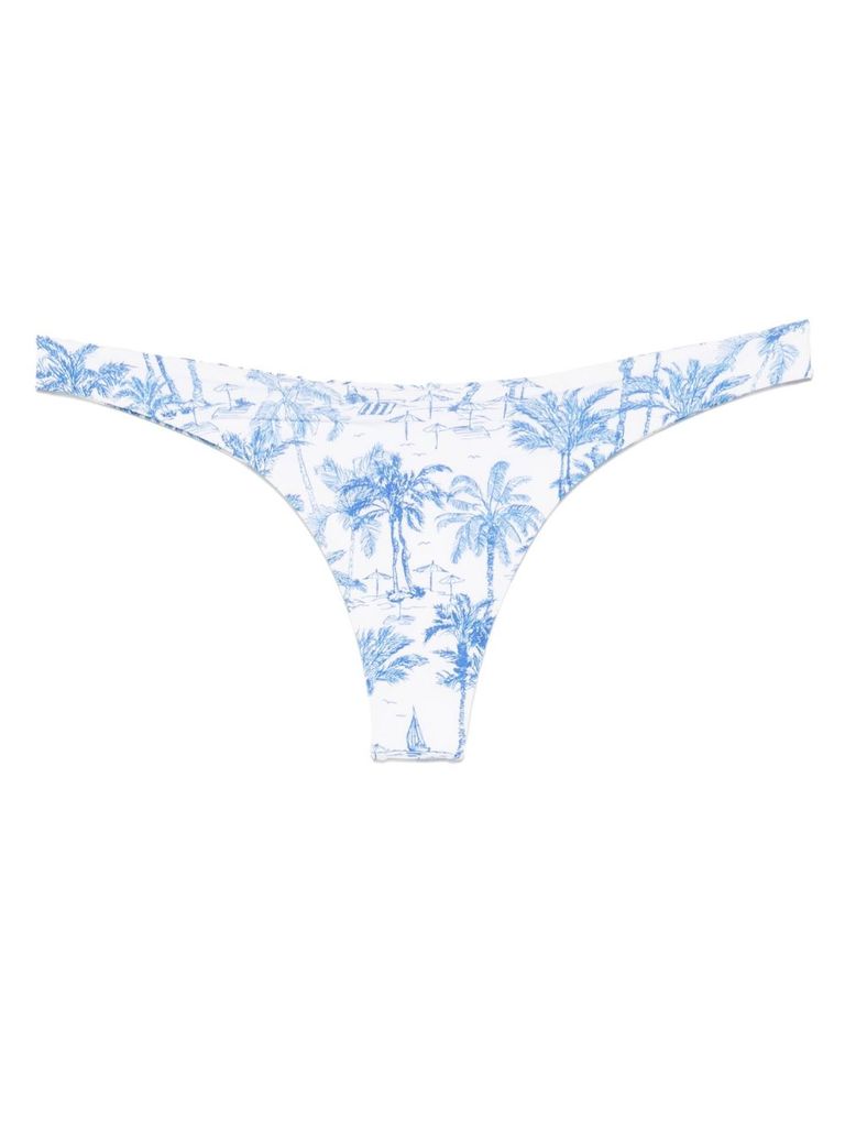MC2 SAINT BARTH 'NAOMI' PRINTED SLIP BIKINI