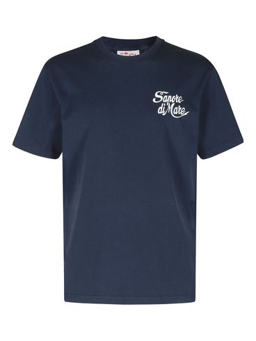 MC2 SAINT BARTH - 'T-shirt Man' blue cotton crewneck short-sleeve T-shirt