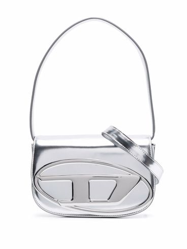 DIESEL - Borsa a spalla in pelle specchiata