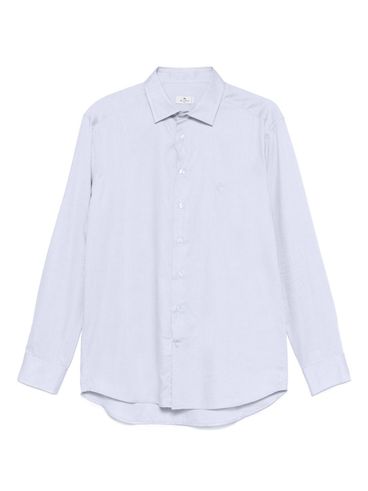 ETRO - Camicia in cotone azzurro