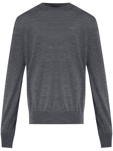 DSQUARED2 - Grey virgin wool sweater