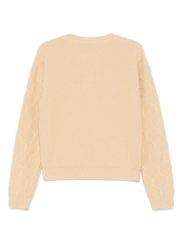 Etro Beige Wool-cashmere Blend Sweater In Neutral