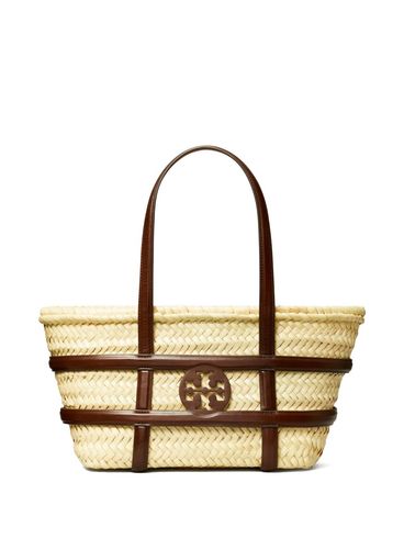 TORY BURCH - Borsa tote 'Ella' piccola in rafia