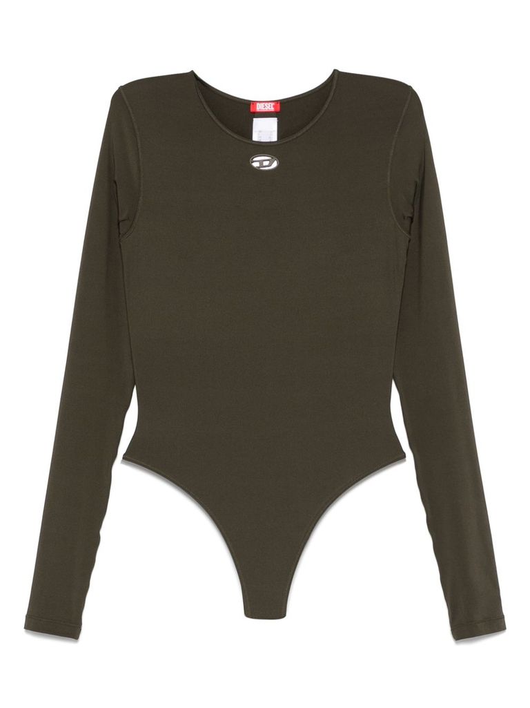 Diesel Oval-d Bodysuit In Black