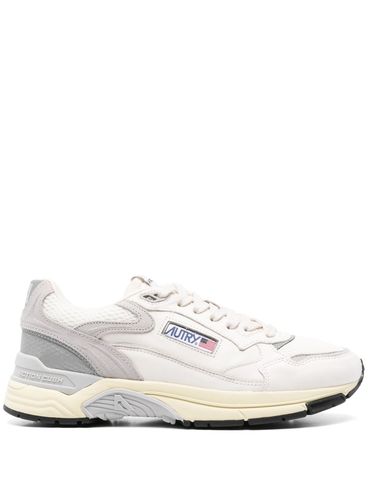 AUTRY - Sneakers Medalist bianche e grigie con camoscio