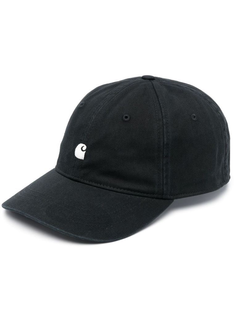 Carhartt Black Cotton Baseball Cap With Logo In Black