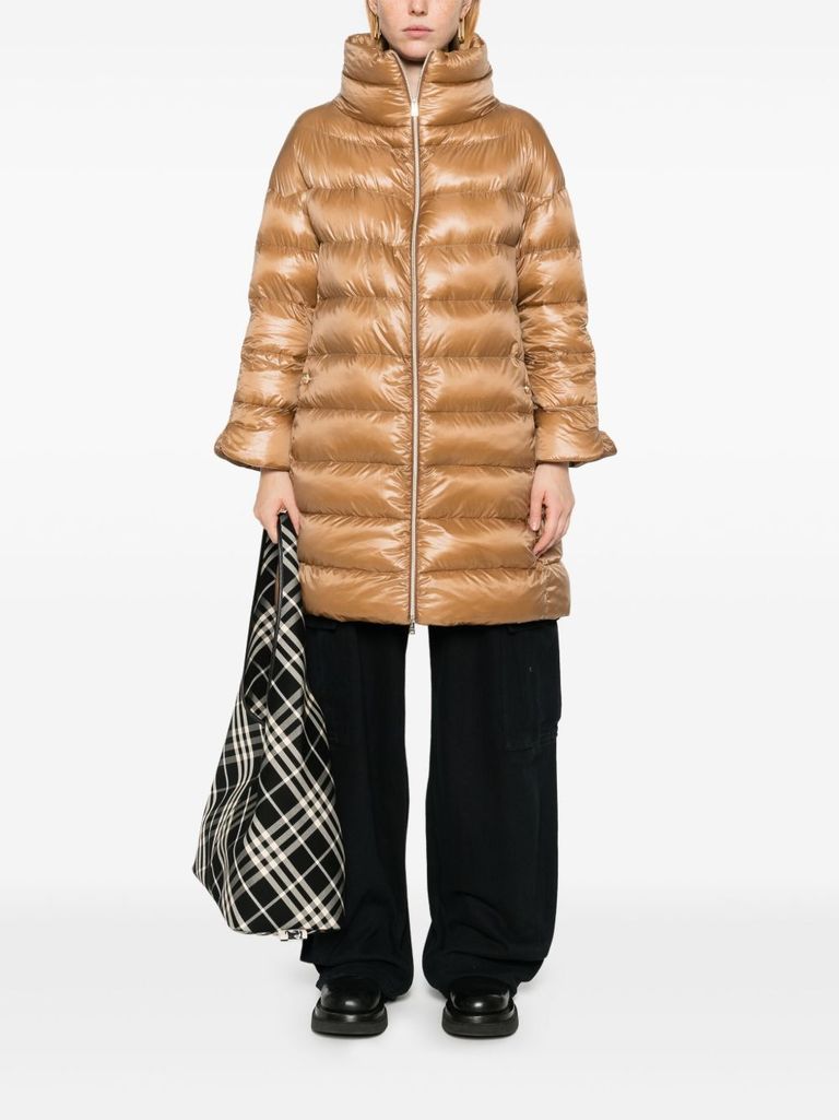 【関税&送料込み】Herno Long Camel-Colored 'Matilde' Down Long camel-colored 'Matilde' down jacket