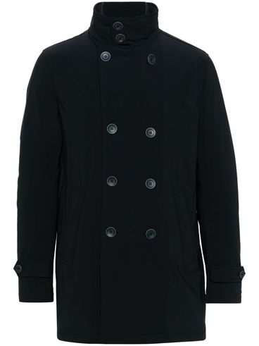 HERNO - Cappotto doppiopetto 'Peacot' blu