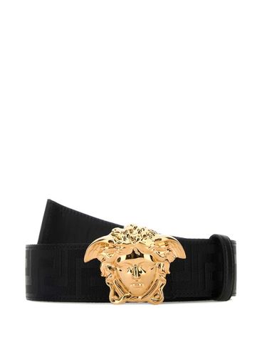 VERSACE - Cintura 'La Medusa Greca' in pelle
