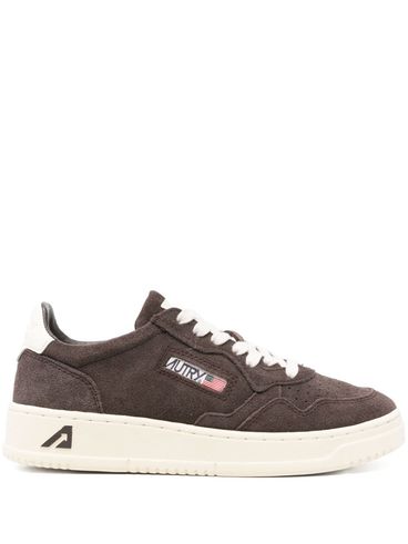 AUTRY - Sneakers in pelle scamosciata marrone