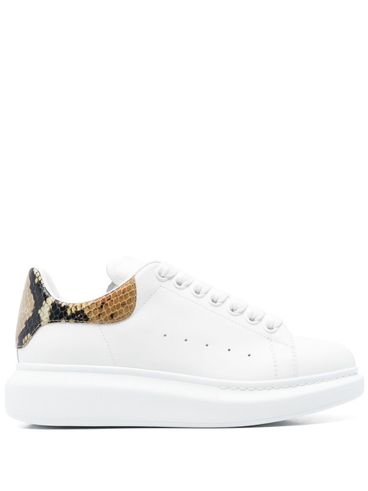 ALEXANDER McQUEEN - Sneakers 'Oversize' con tallone in stampa pitone