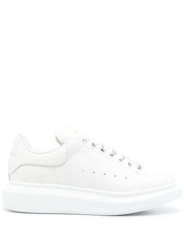 ALEXANDER McQUEEN - 'Oversize' sneakers in white leather