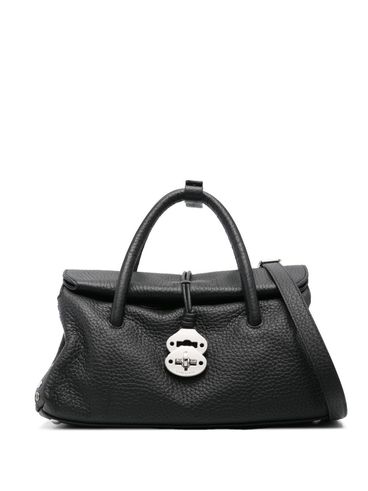 ZANELLATO - Black calf leather 'Dotta Centauro' tote bag