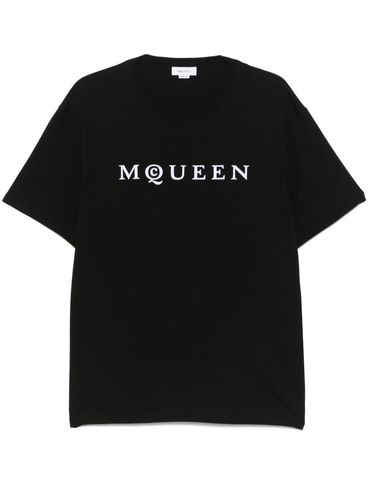 ALEXANDER McQUEEN - T-shirt in cotone con stampa