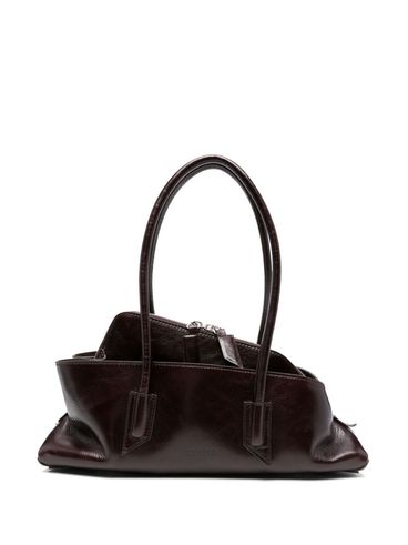 THE ATTICO - Chocolate brown 'La Passeggiata Medium' shoulder bag