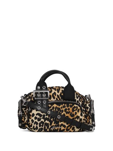 GANNI - Leopard-print tote bag