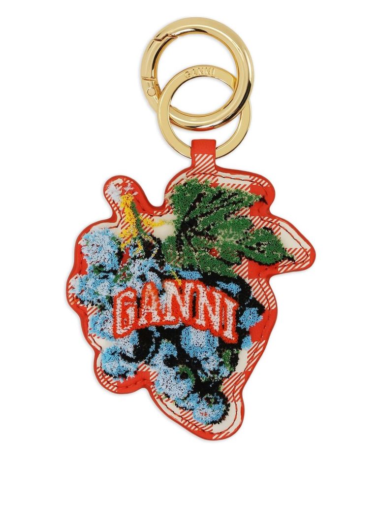 Ganni Grape-shaped Keychain