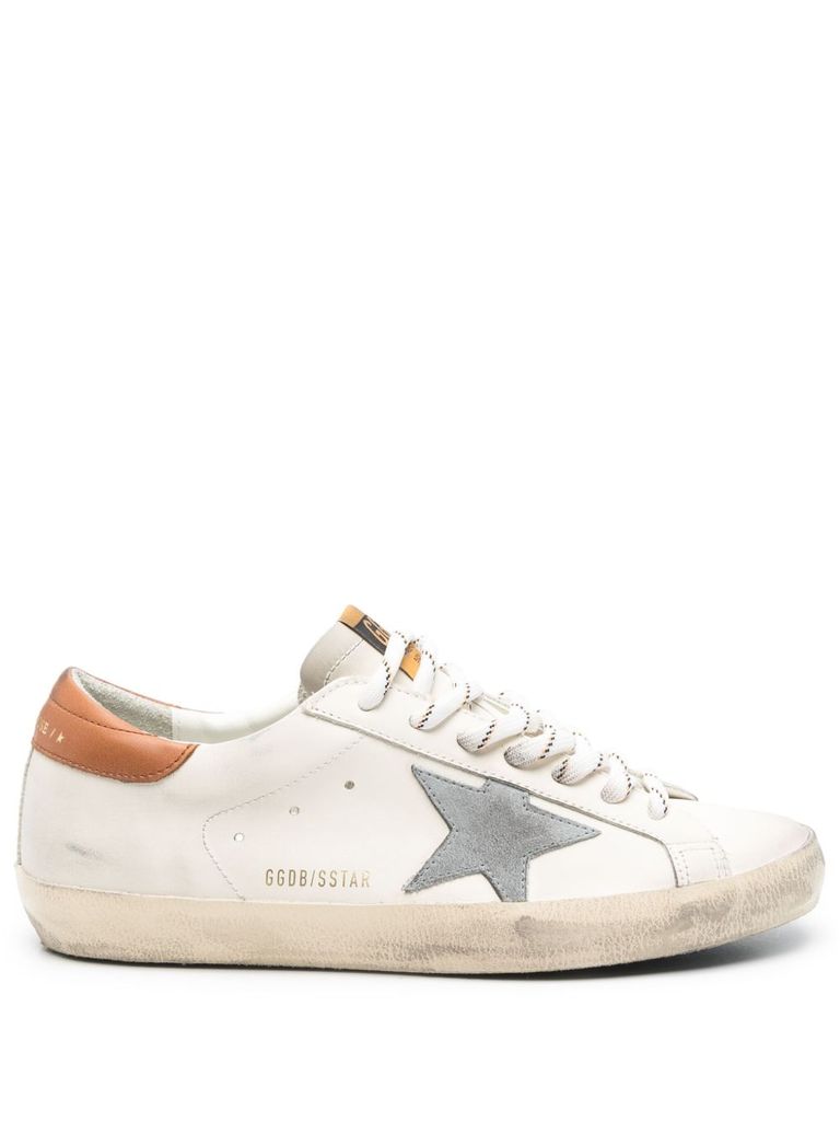 Golden Goose Sneakers 'super‑star' In White And Orange