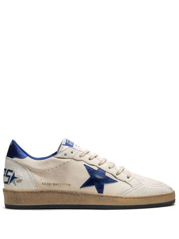 GOLDEN GOOSE - Sneakers 'Ball Star' bianche e blu